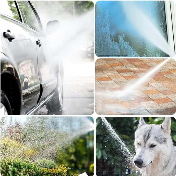 Idropulitrice portatile + 2 batterie + aspirapolvere per auto in omaggio