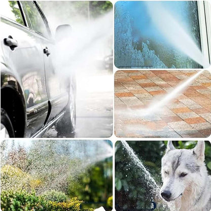 Idropulitrice portatile + 2 batterie + aspirapolvere per auto in omaggio